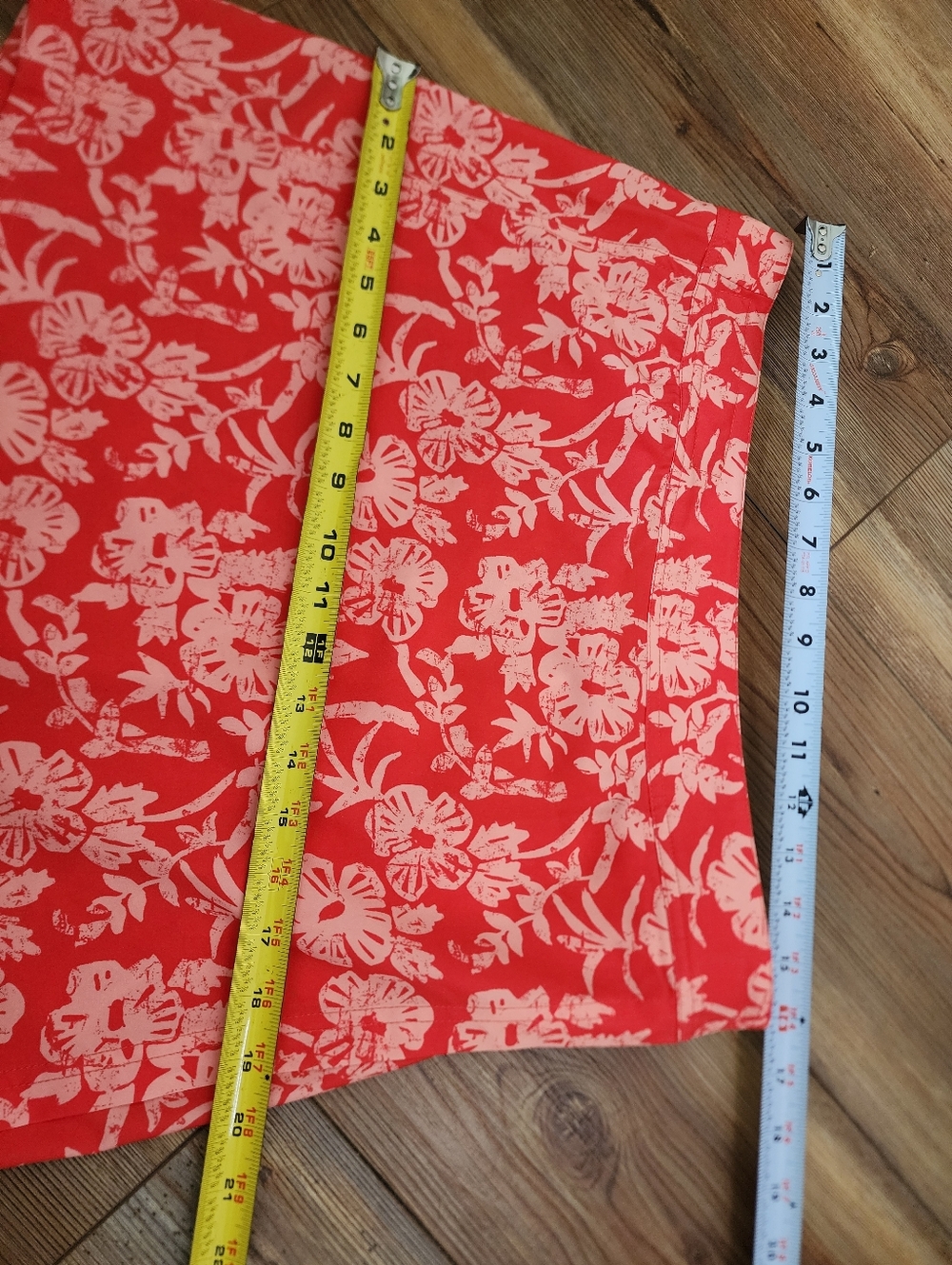 Ripskirt Hawaii Women's Wrap Skirt Swim Cover M Coral Tropical Floral - Picture 3 of 9